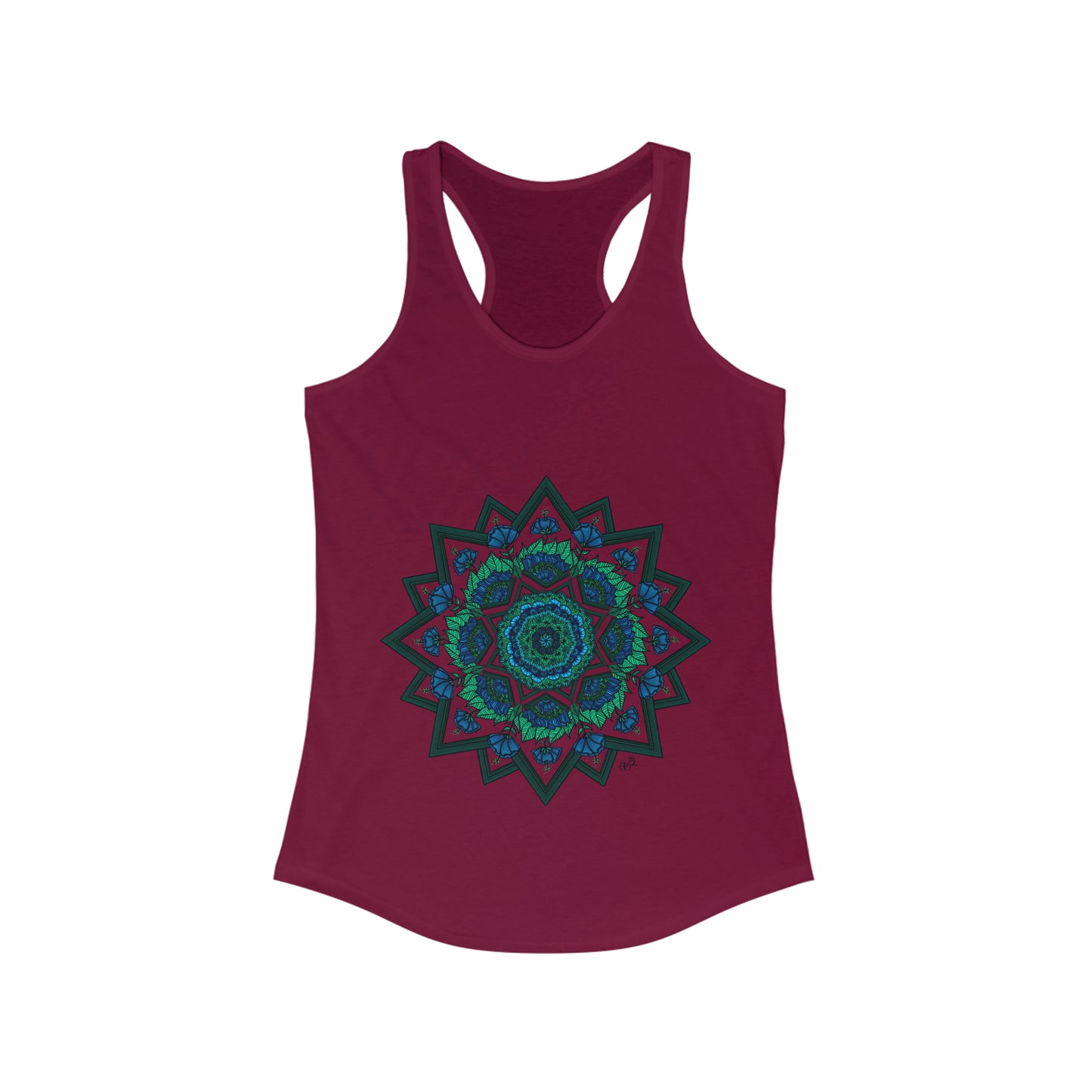 Mandala Art Summer Women's Ideal Racerback Tank