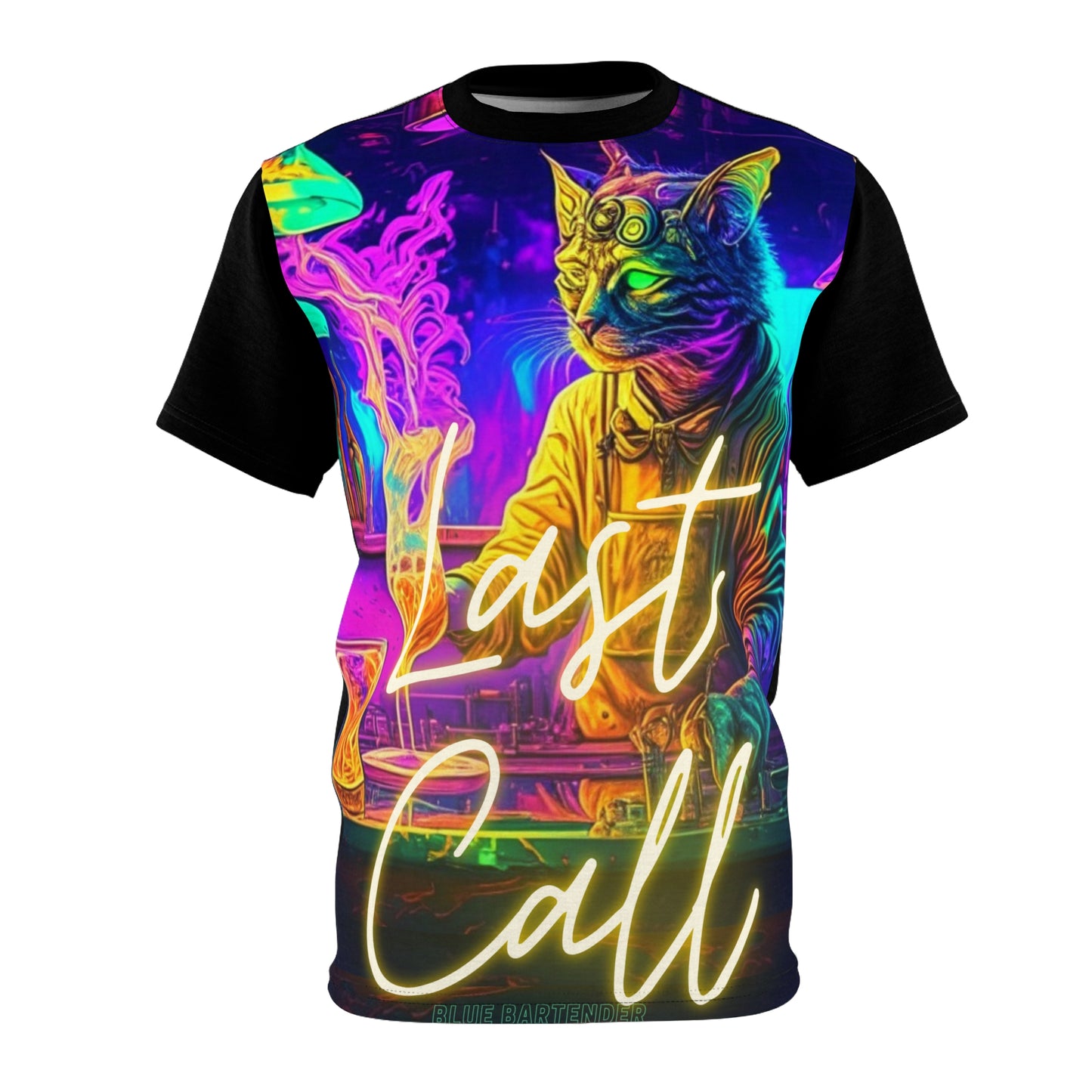 LAST CALL Full Front Unisex Cut & Sew Tee Bartending Mixology Summer Rave Festival