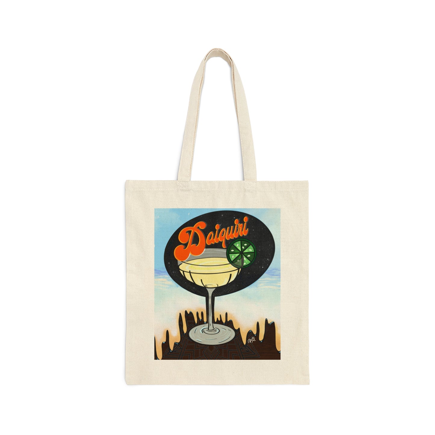 Daiquiri Summer Drink Cotton Canvas Tote Bag