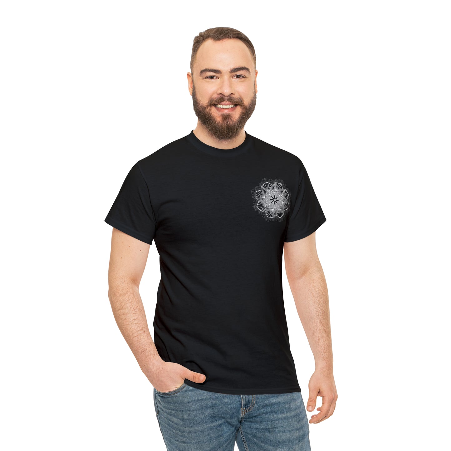Mandala Liquor Alchemist Unisex Heavy Cotton Tee Quimera Mixology Bartending Summer Rave Festival T-Shirt