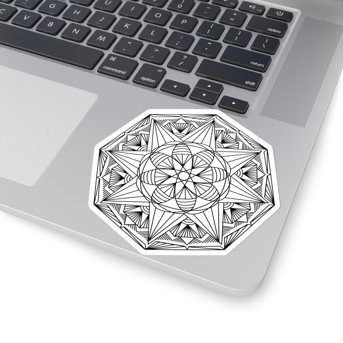 Minimalist Original Mandala Art Kiss-Cut Stickers