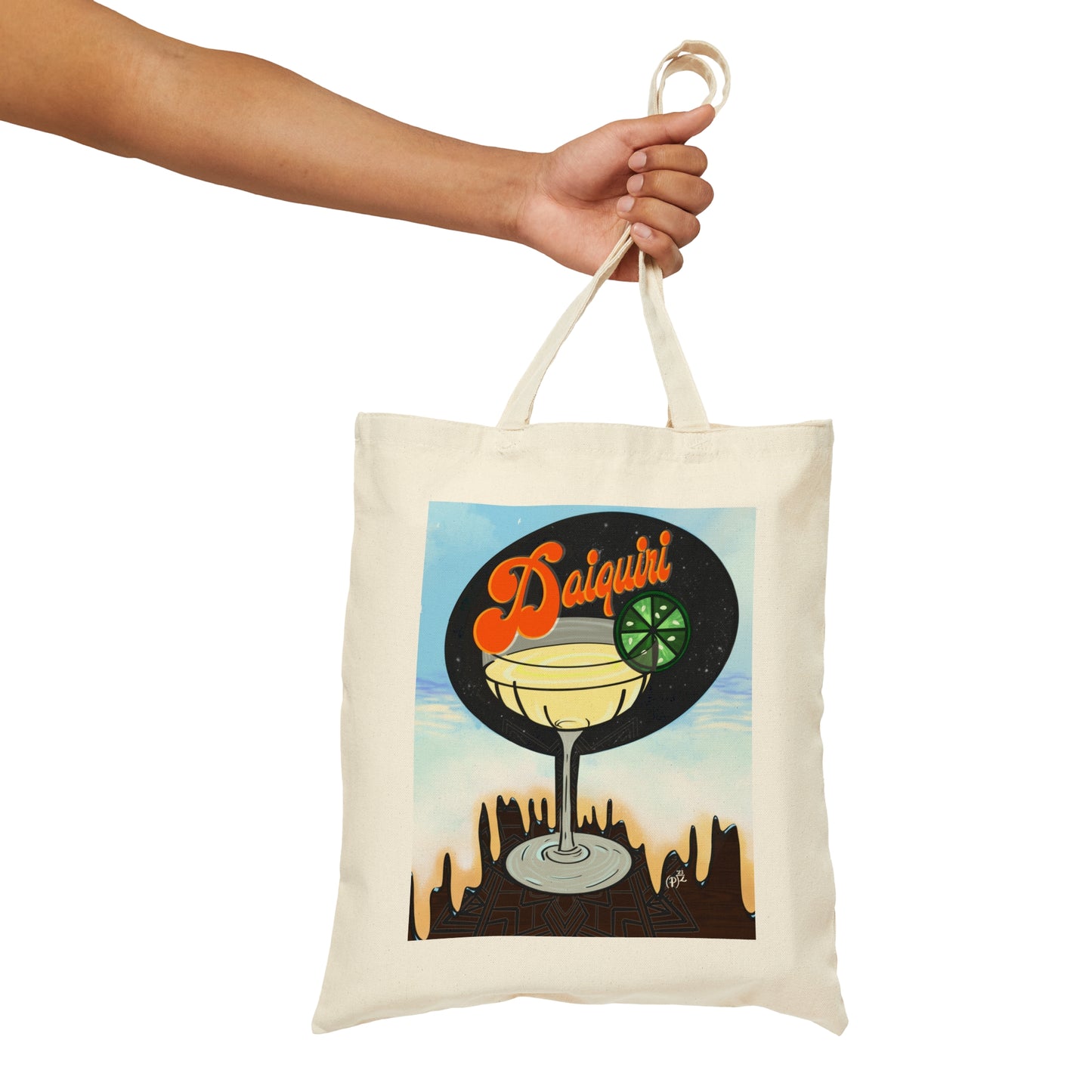 Daiquiri Summer Drink Cotton Canvas Tote Bag