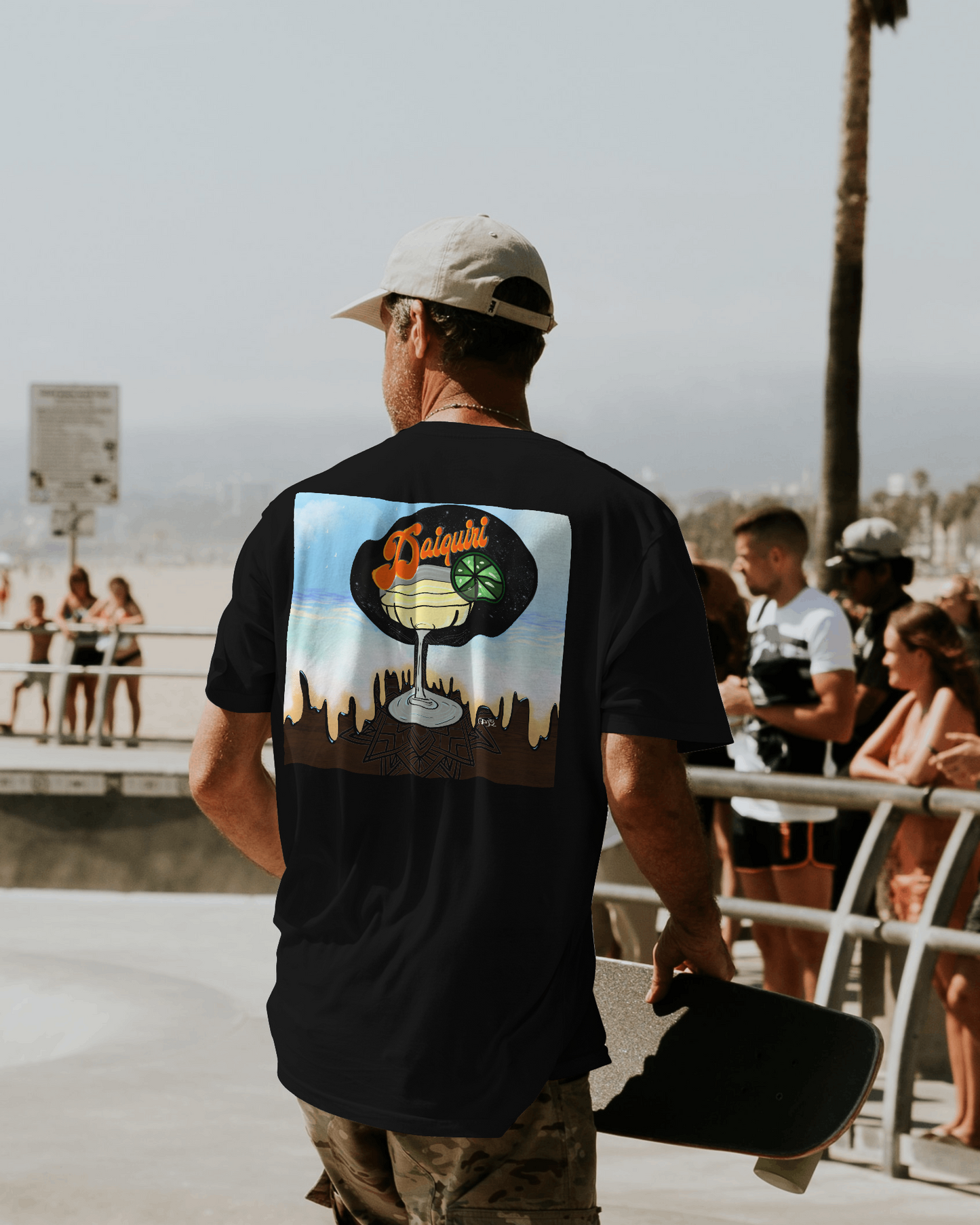 Daiquiri Cocktail Bartender Art Unisex Heavy Cotton Tee