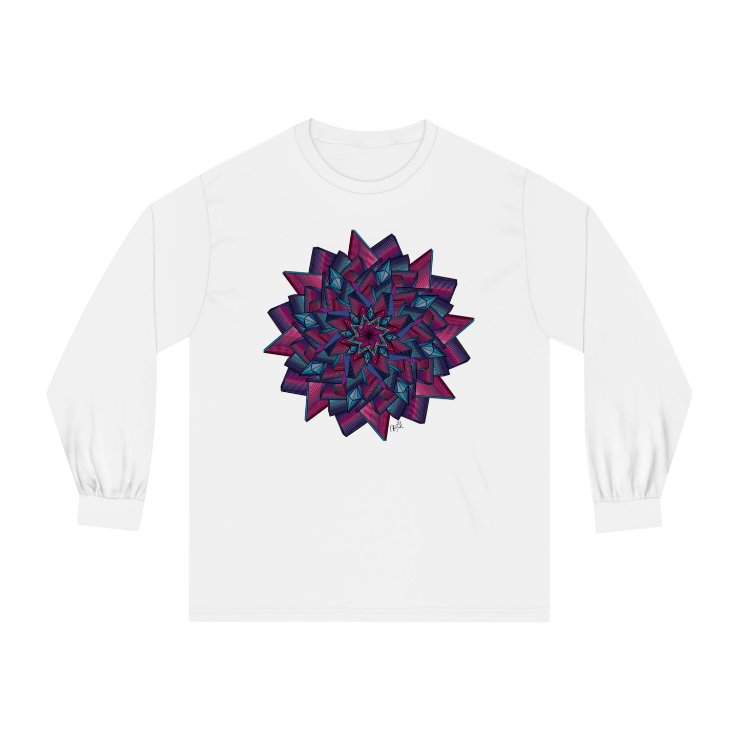 Minimalist Mandala Art Unisex Classic Long Sleeve T-Shirt