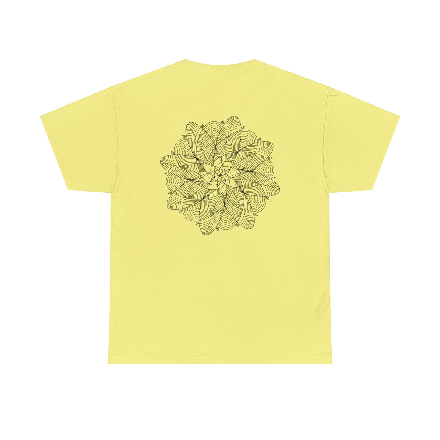 Minimalist Mandala Original Art Unisex Heavy Cotton Tee