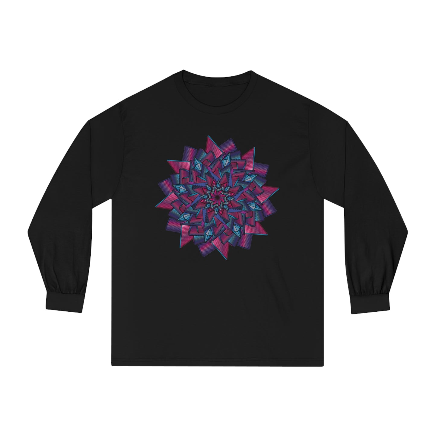 Minimalist Mandala Art Unisex Classic Long Sleeve T-Shirt