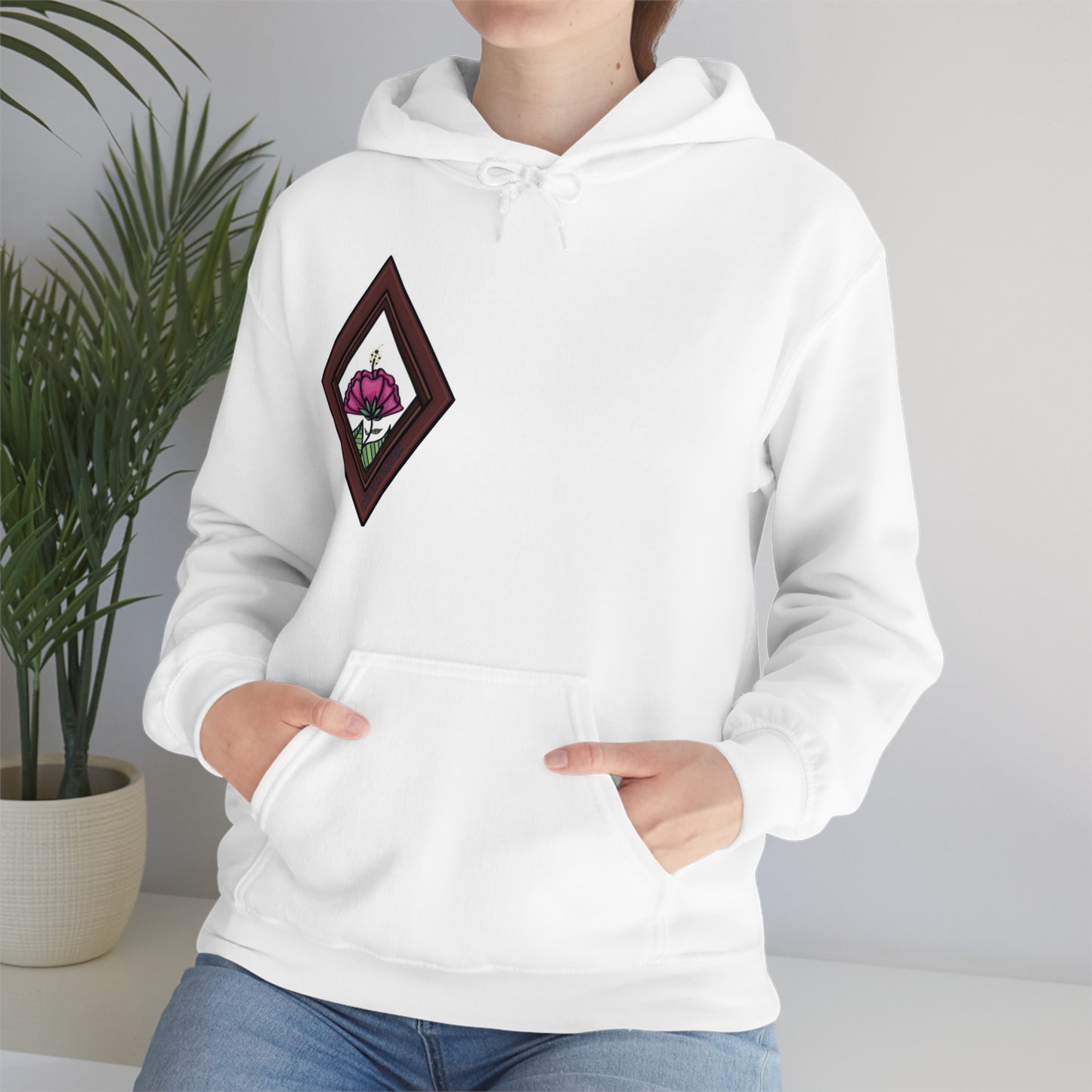 Mandala Style Unisex Heavy Blend Hooded Sweatshirt Unique Art