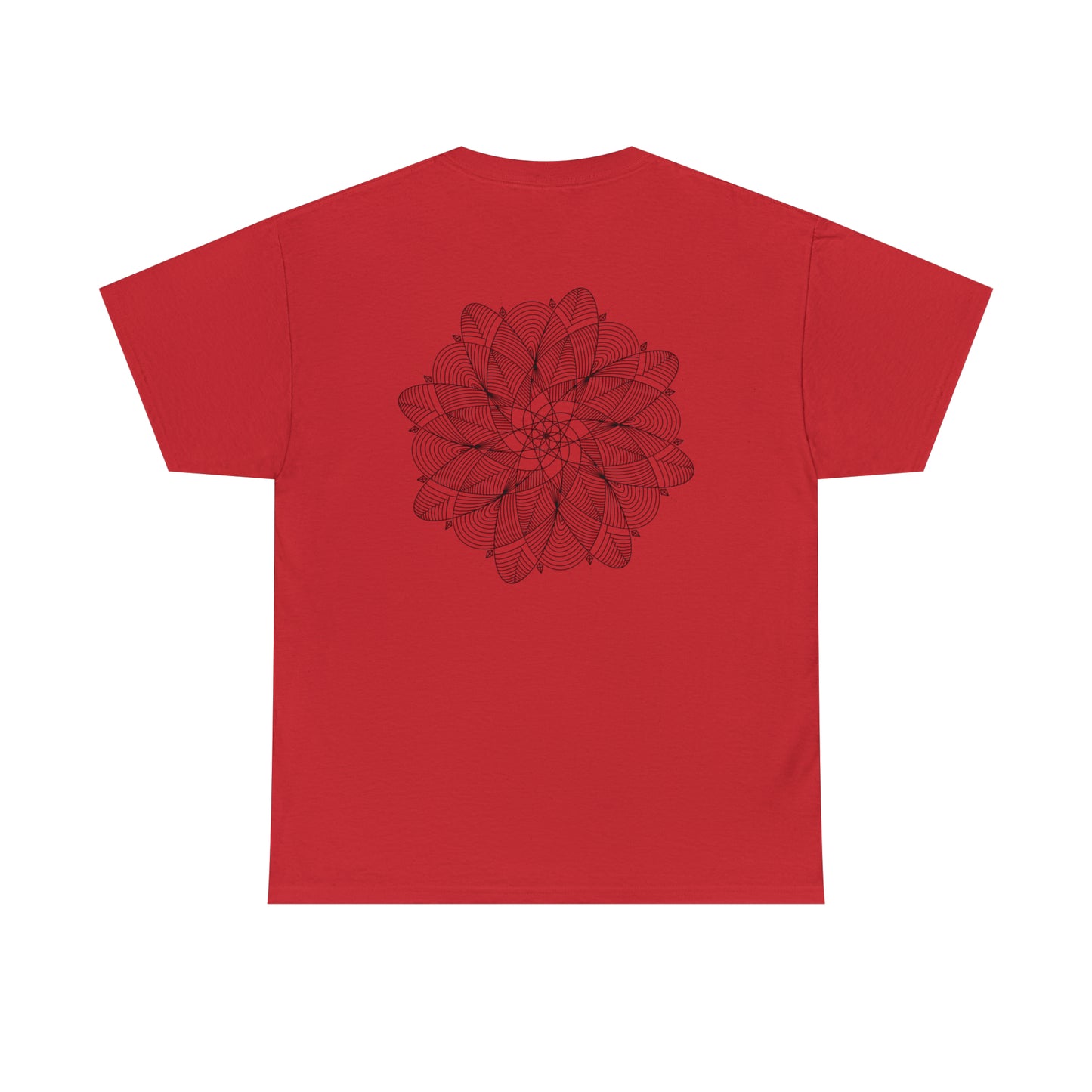 Minimalist Mandala Original Art Unisex Heavy Cotton Tee