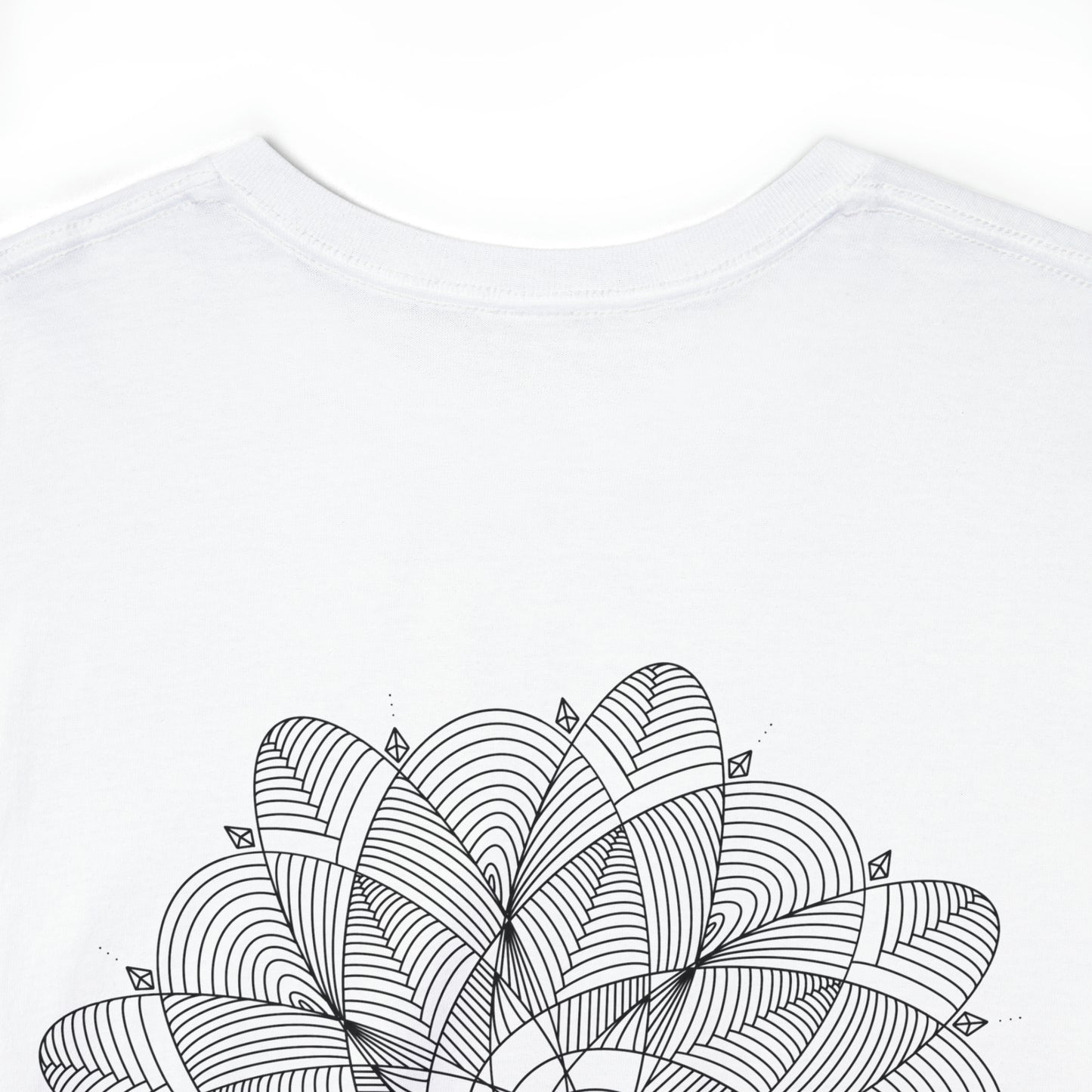 Minimalist Mandala Original Art Unisex Heavy Cotton Tee