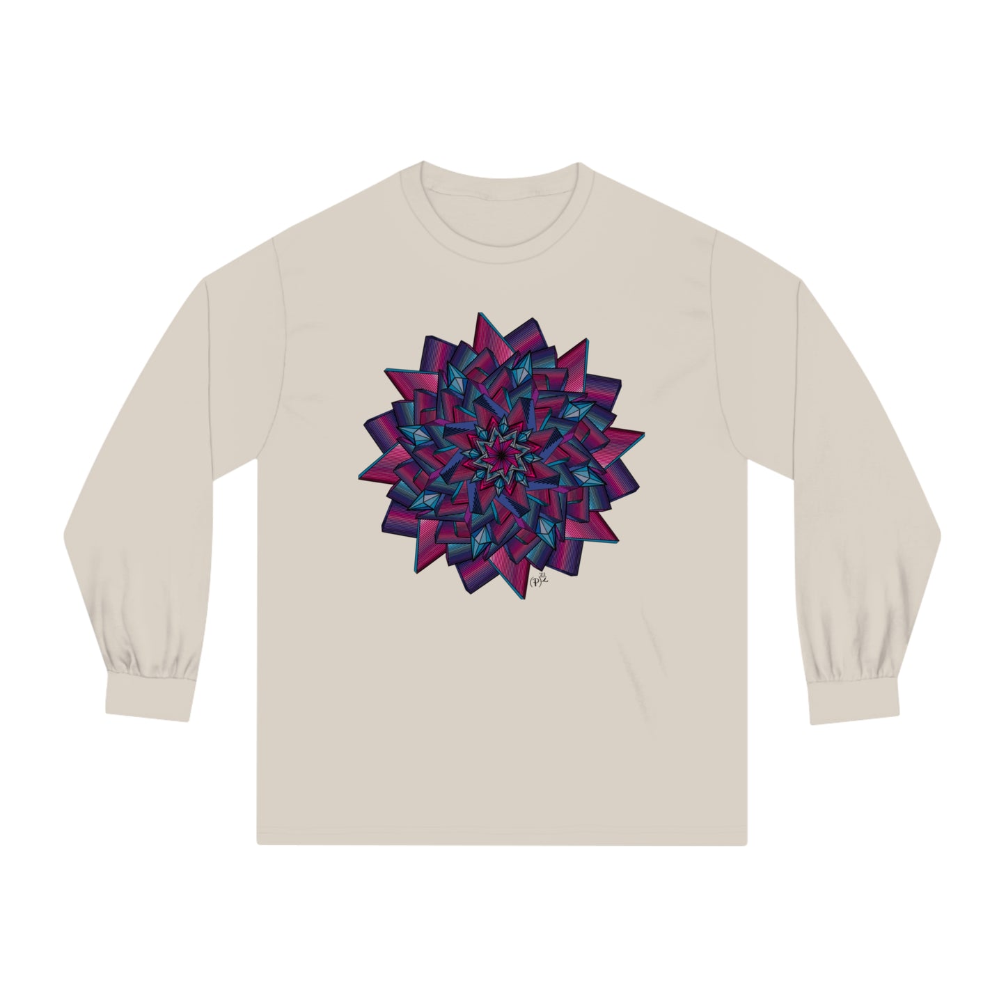 Minimalist Mandala Art Unisex Classic Long Sleeve T-Shirt