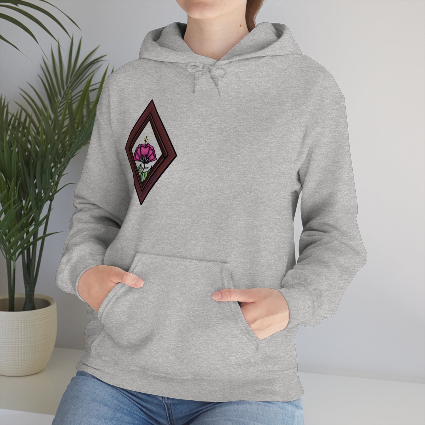 Mandala Style Unisex Heavy Blend Hooded Sweatshirt Unique Art