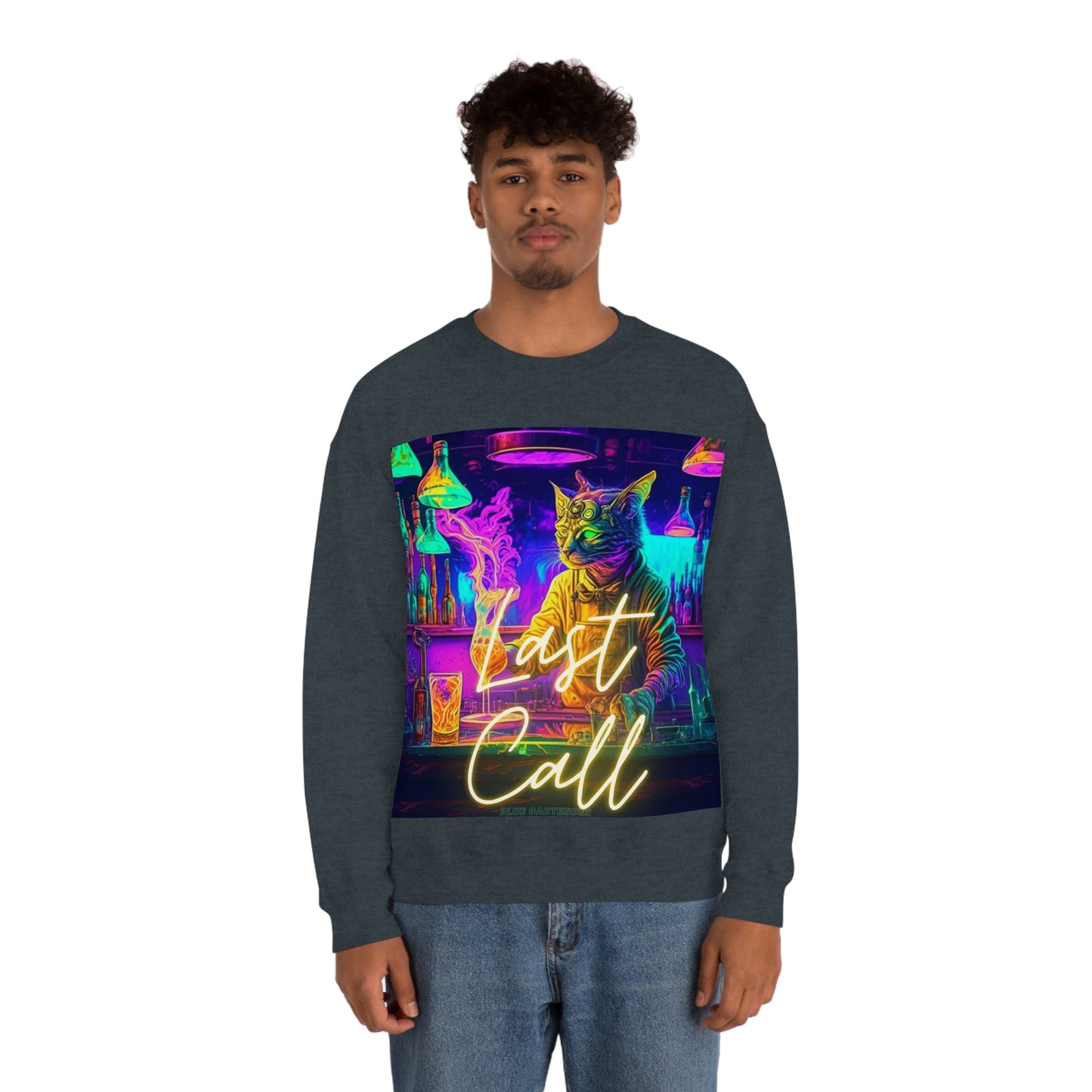 Last Call Bartenders Unisex Heavy Blend Crewneck Sweatshirt