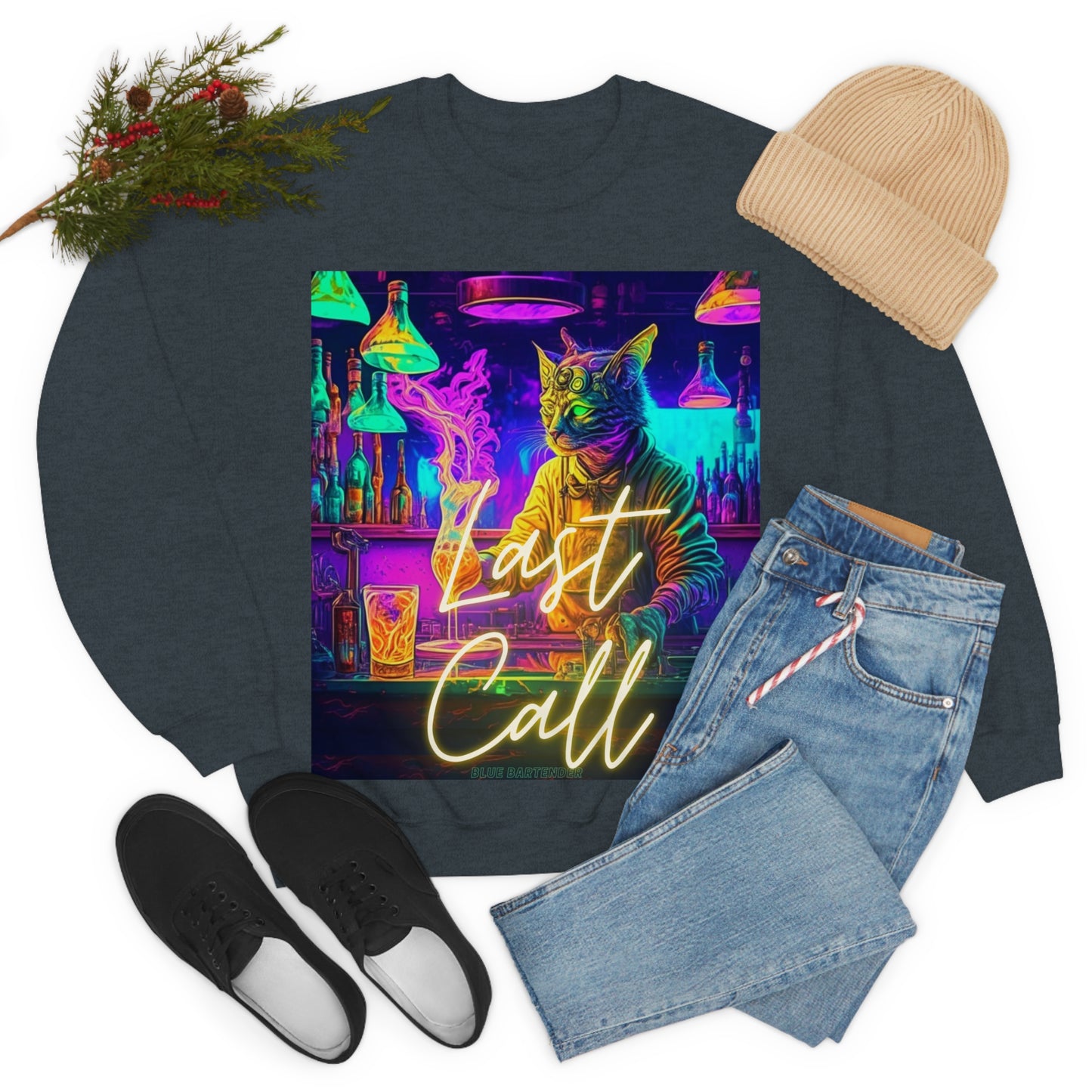 Last Call Bartenders Unisex Heavy Blend Crewneck Sweatshirt