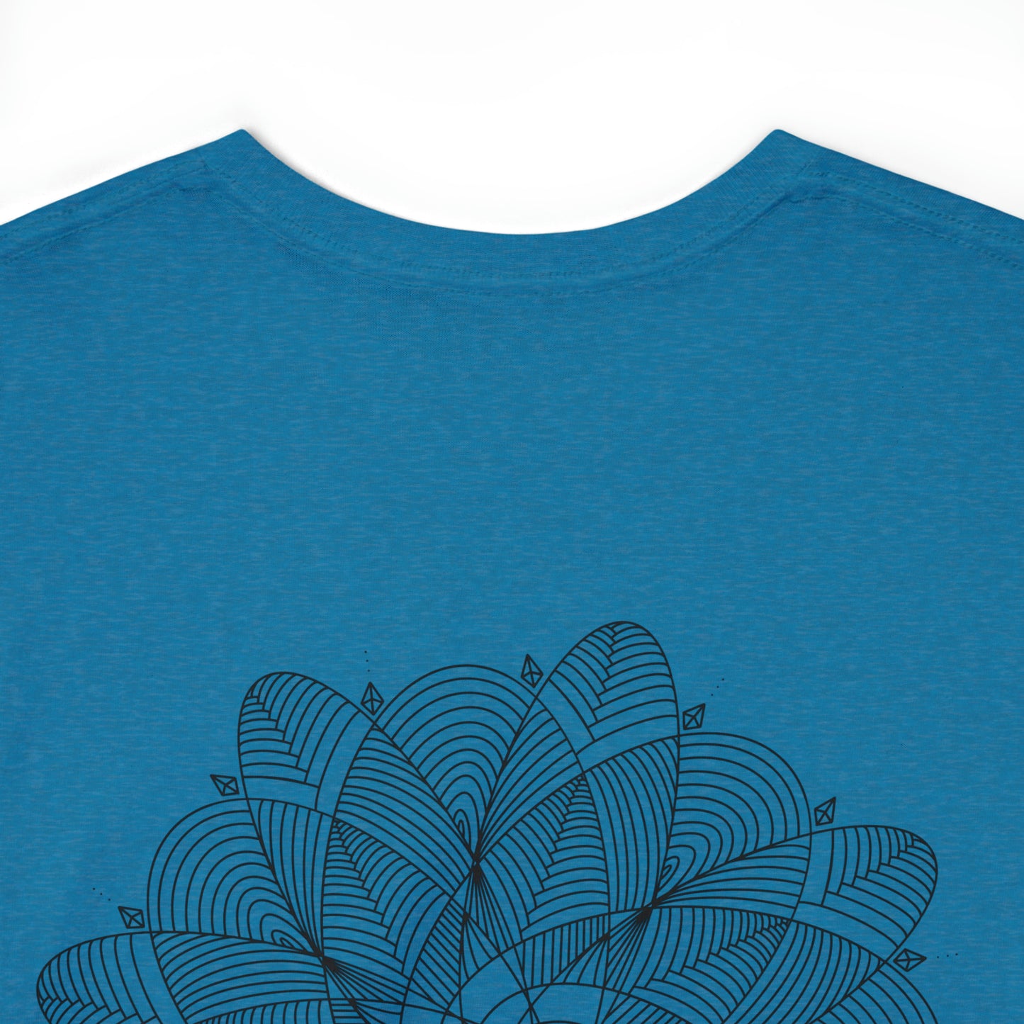 Minimalist Mandala Original Art Unisex Heavy Cotton Tee