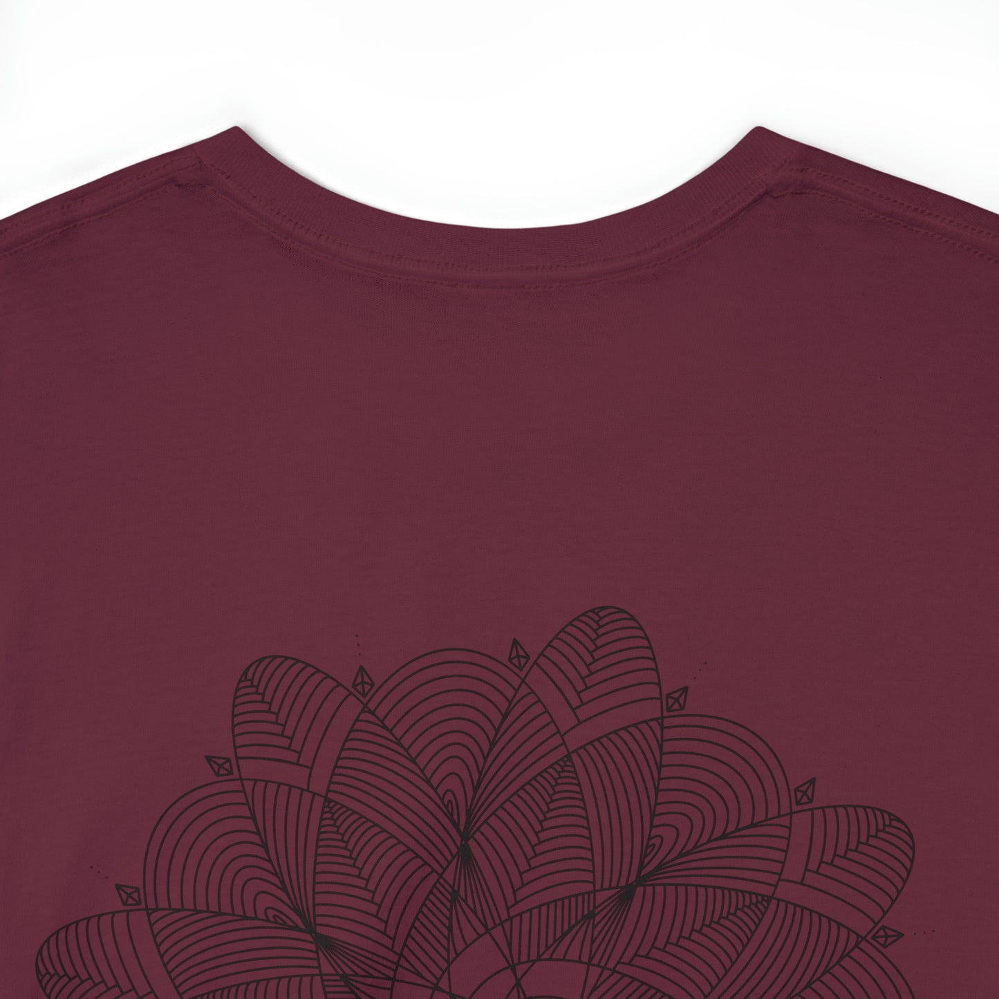 Minimalist Mandala Original Art Unisex Heavy Cotton Tee