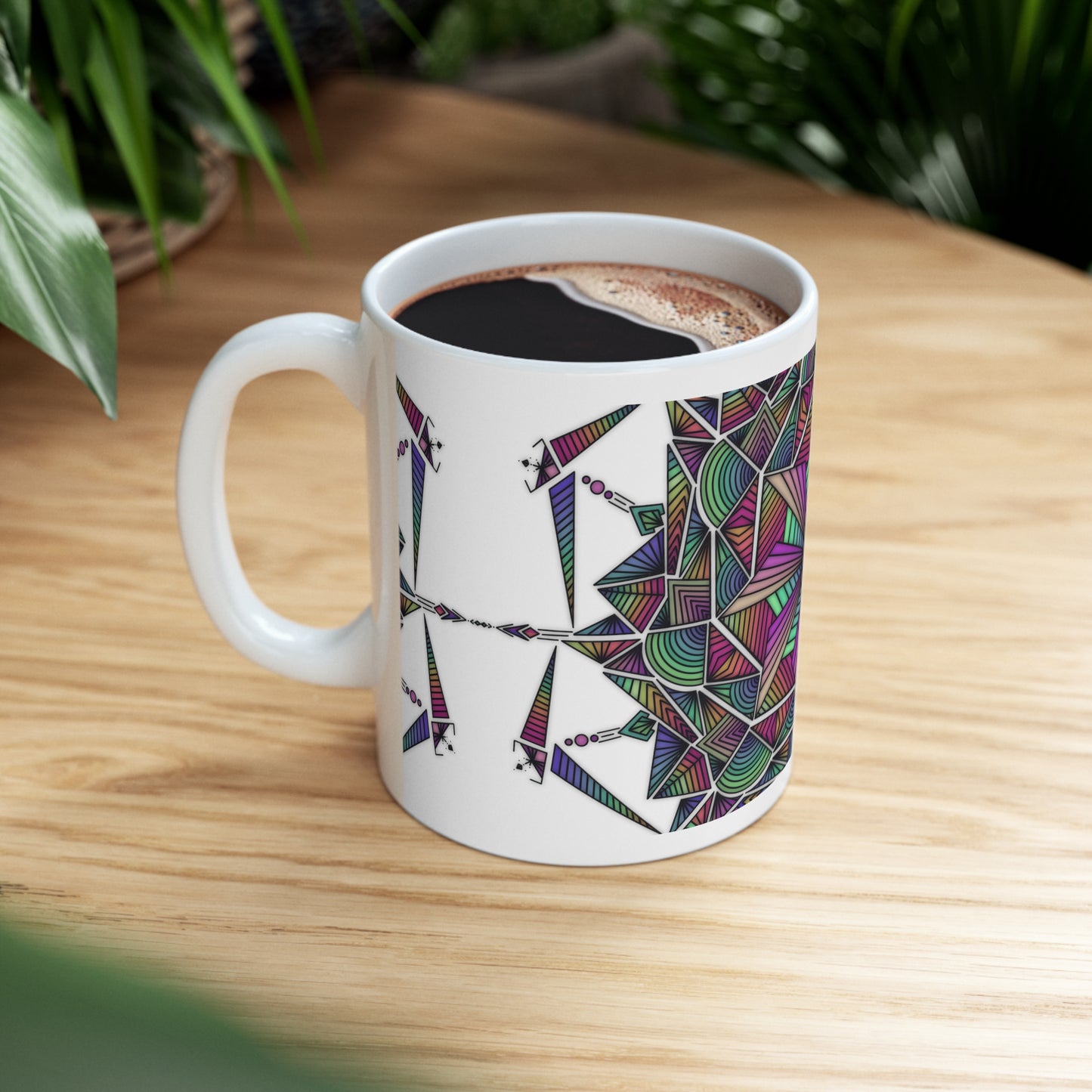 Mandala Original Art Ceramic Mug 11oz