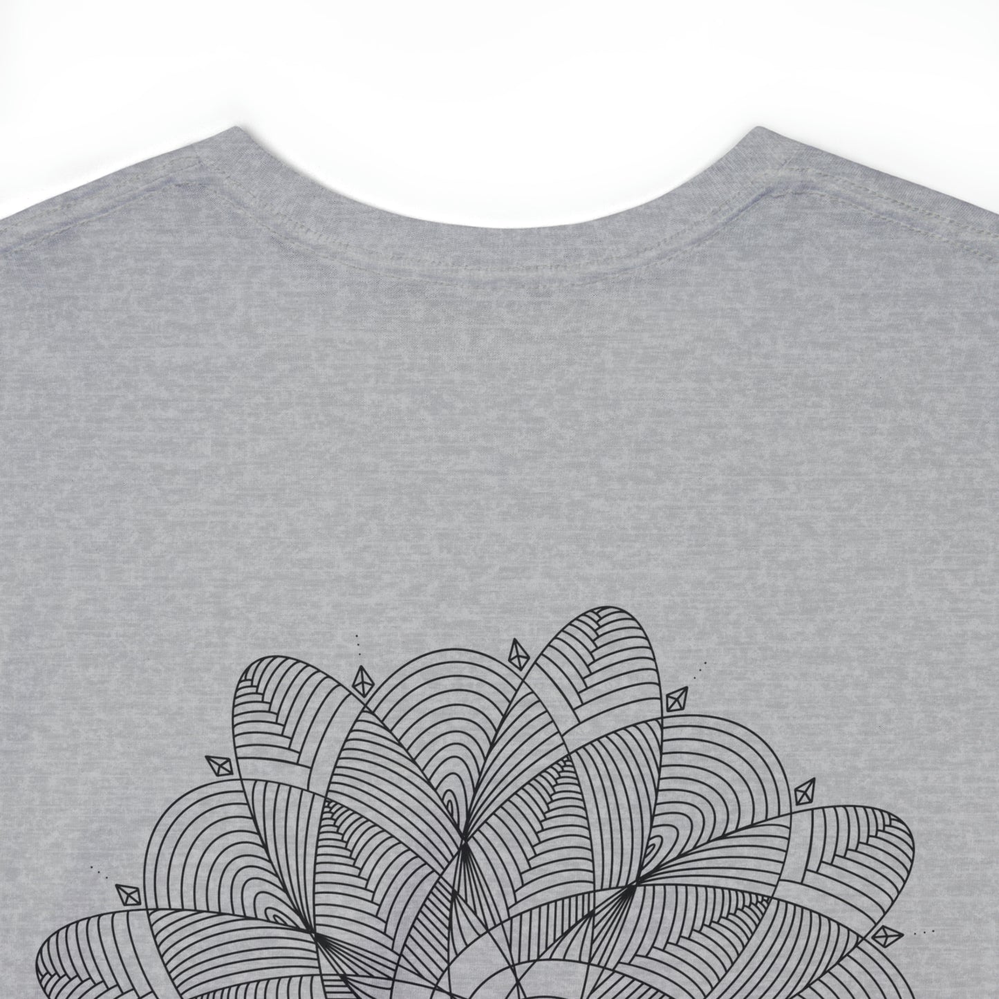 Minimalist Mandala Original Art Unisex Heavy Cotton Tee