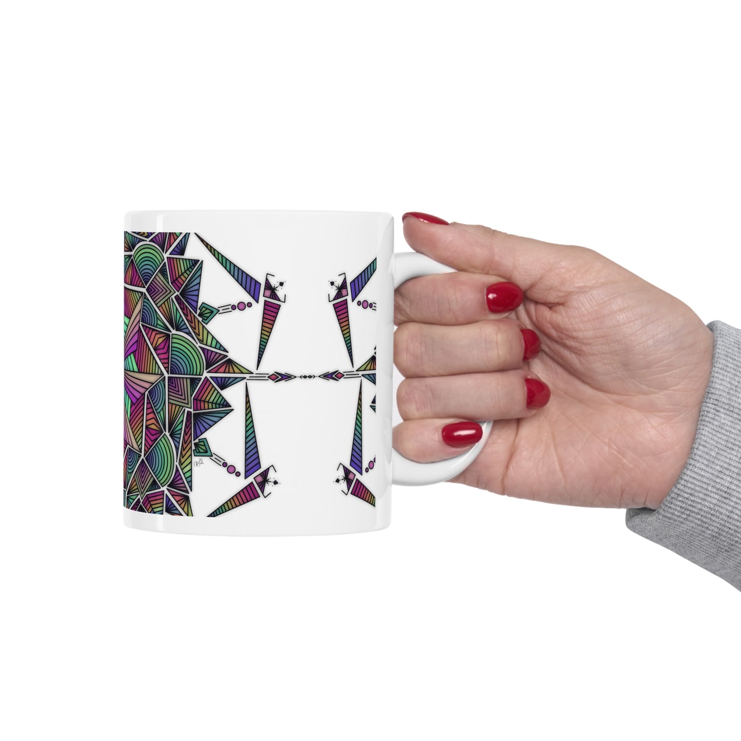 Mandala Original Art Ceramic Mug 11oz