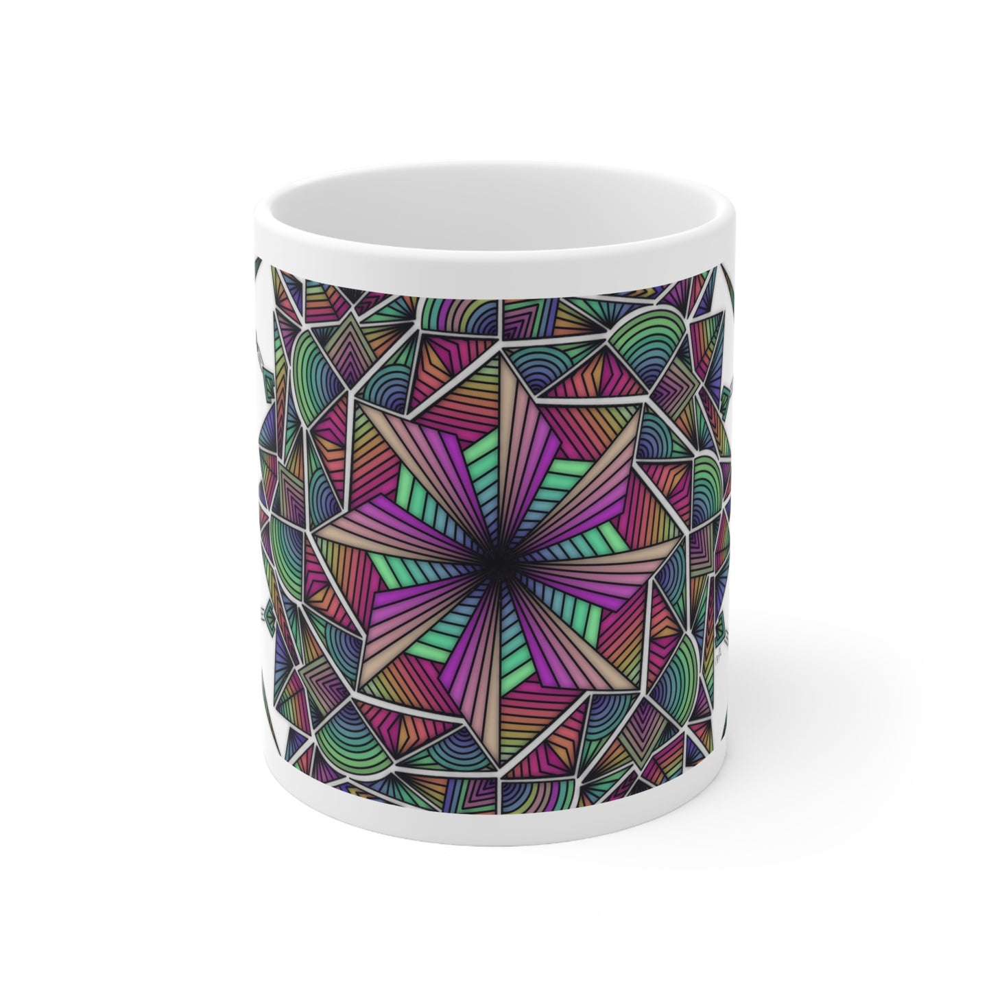 Mandala Original Art Ceramic Mug 11oz