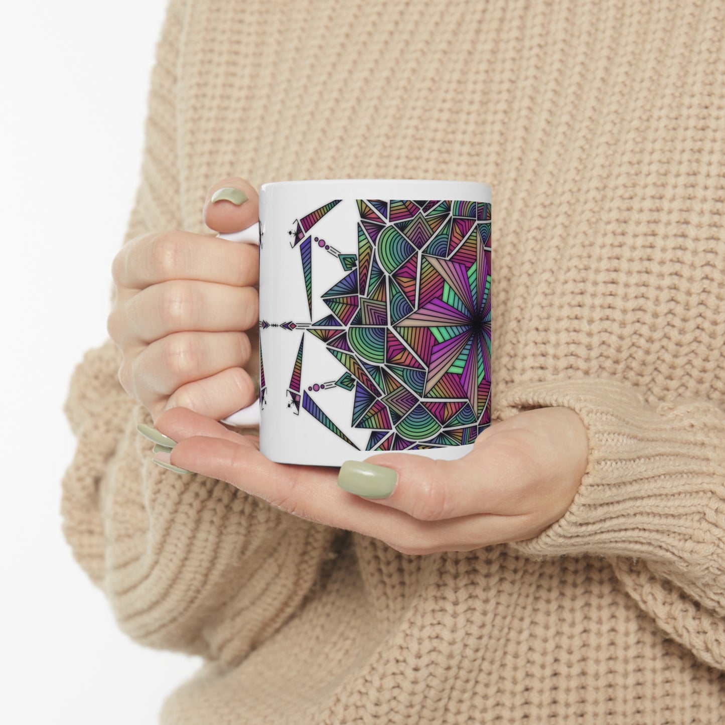 Mandala Original Art Ceramic Mug 11oz