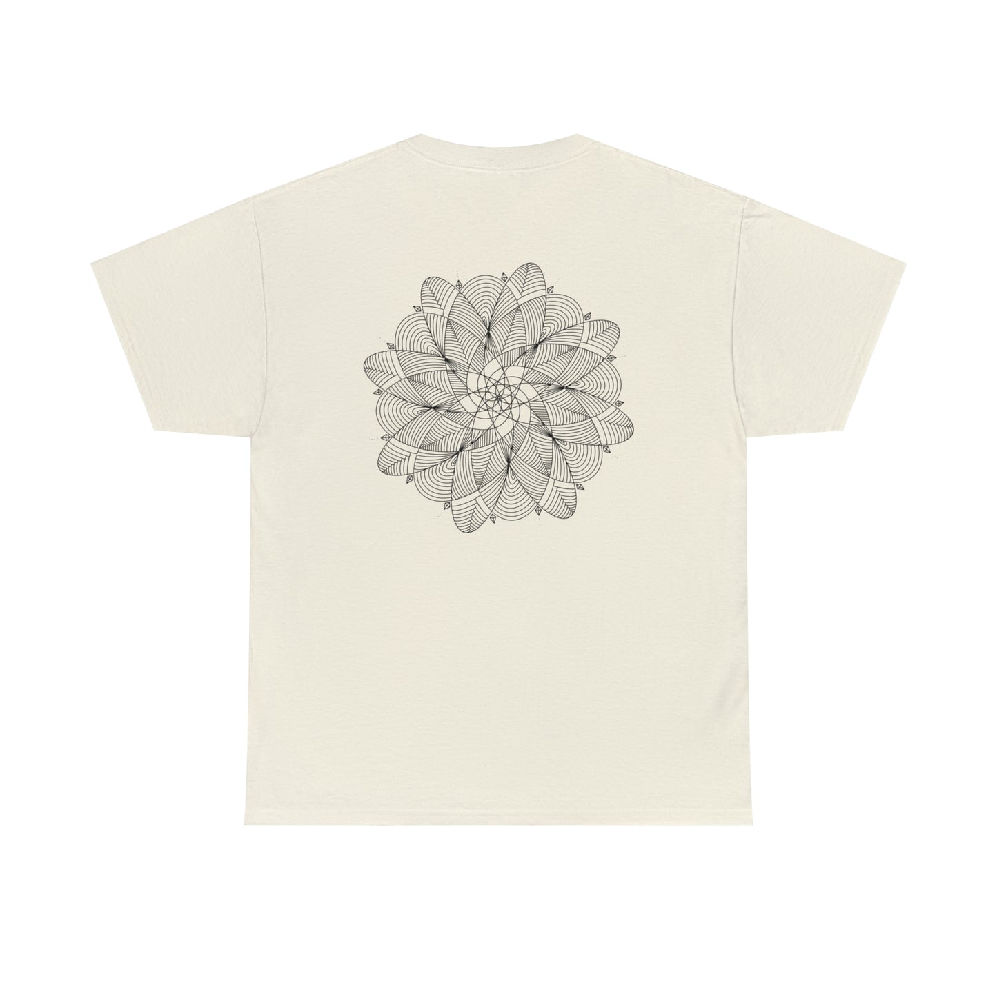 Minimalist Mandala Original Art Unisex Heavy Cotton Tee