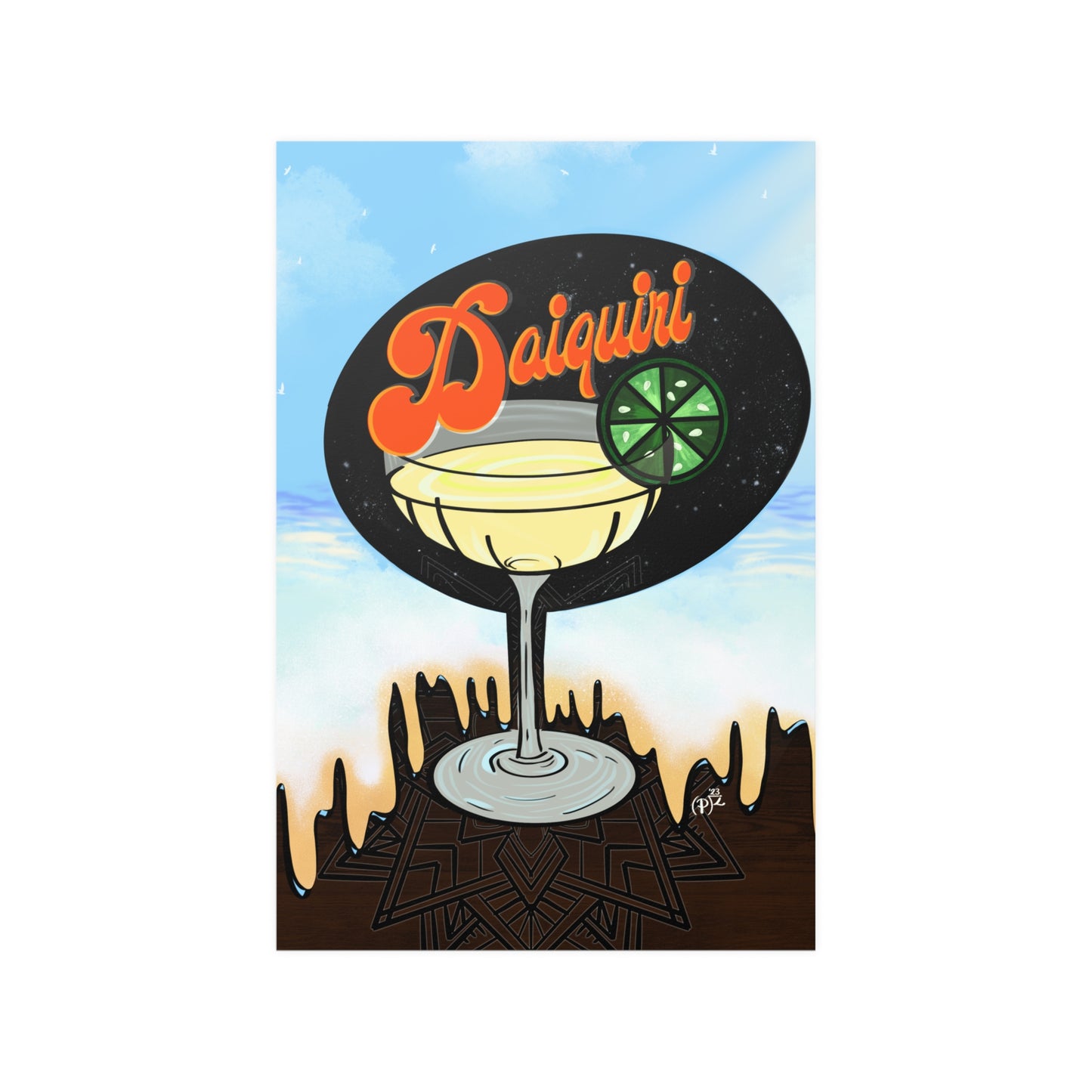 Daiquiri Bar & Restaurant Satin Poster (210gsm)