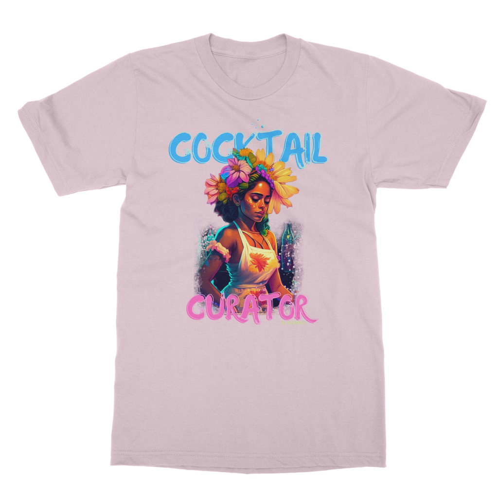 *Cocktail Curator Bartender & Barmaid Summer Festival Rave Unisex T-Shirt