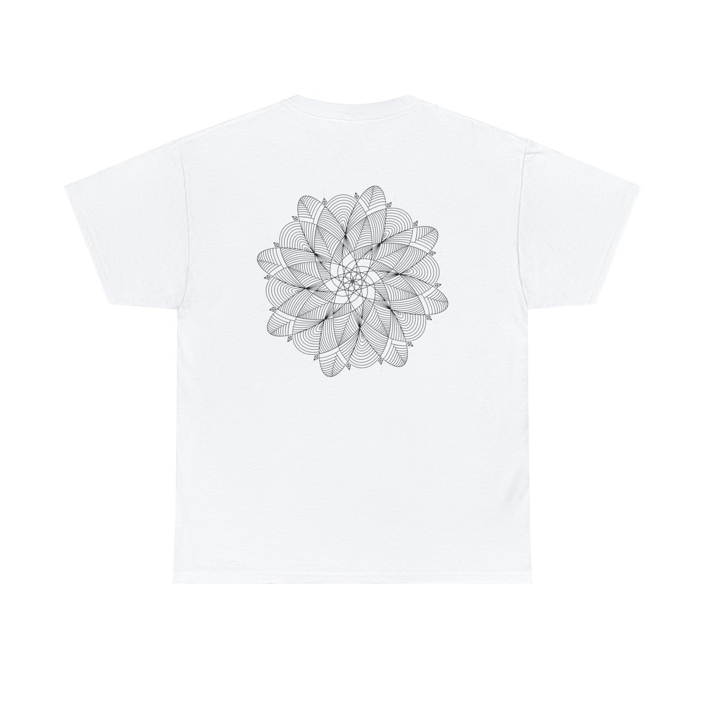 Minimalist Mandala Original Art Unisex Heavy Cotton Tee