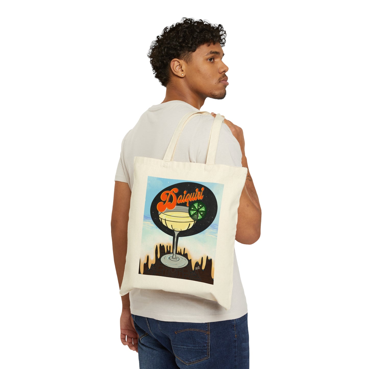 Daiquiri Summer Drink Cotton Canvas Tote Bag