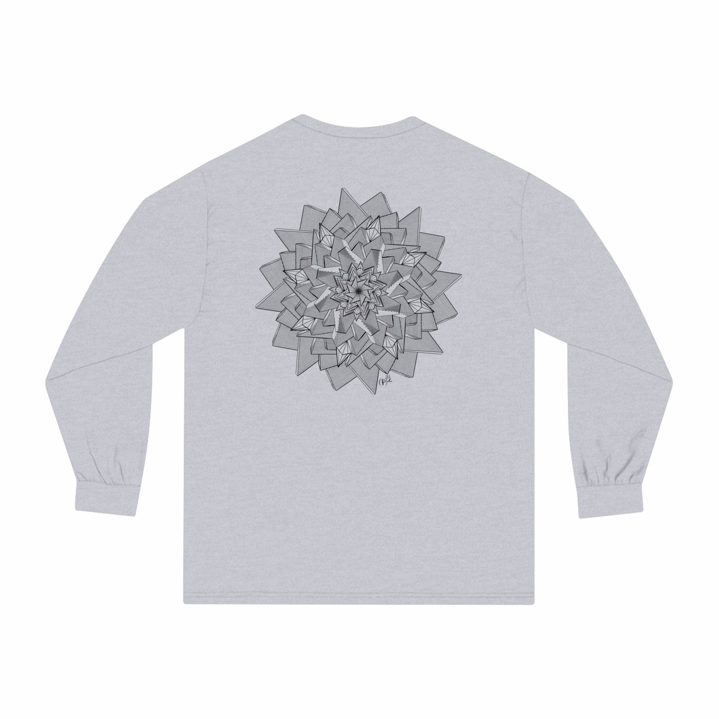 Minimalist Mandala Art Unisex Classic Long Sleeve T-Shirt