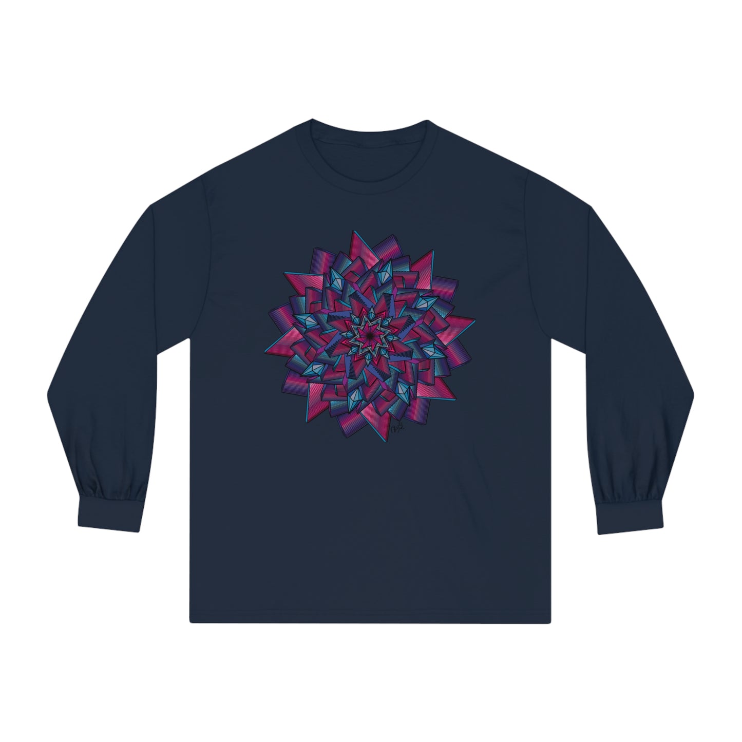 Minimalist Mandala Art Unisex Classic Long Sleeve T-Shirt