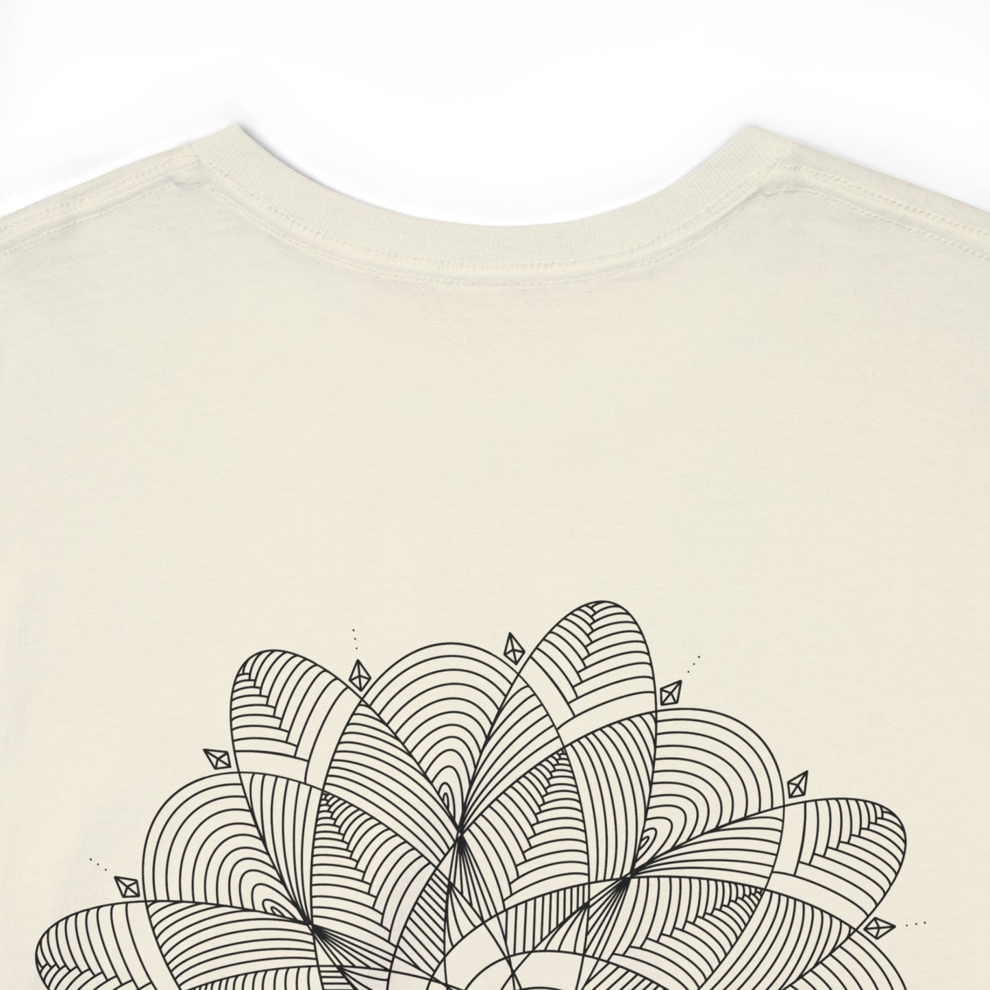 Minimalist Mandala Original Art Unisex Heavy Cotton Tee