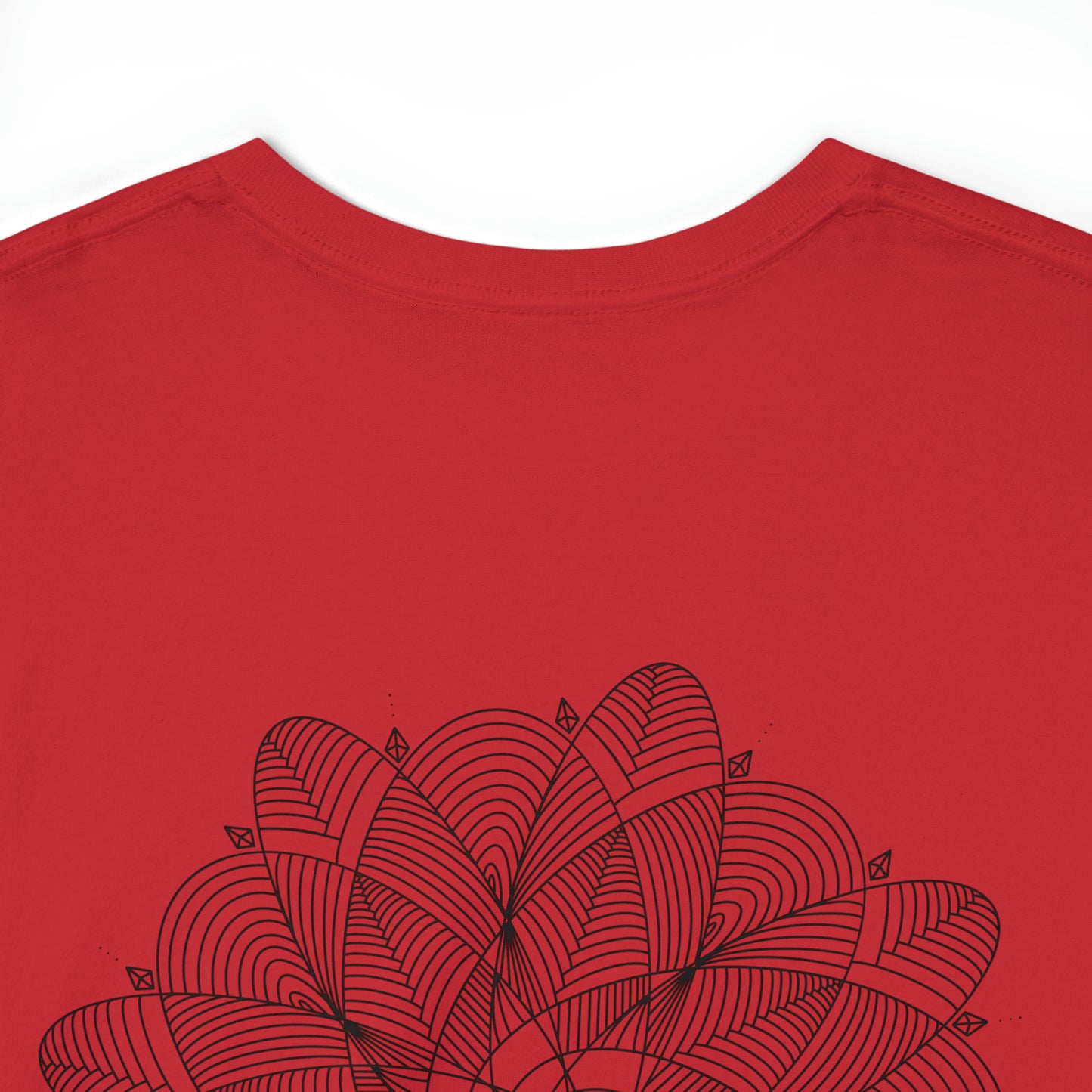 Minimalist Mandala Original Art Unisex Heavy Cotton Tee