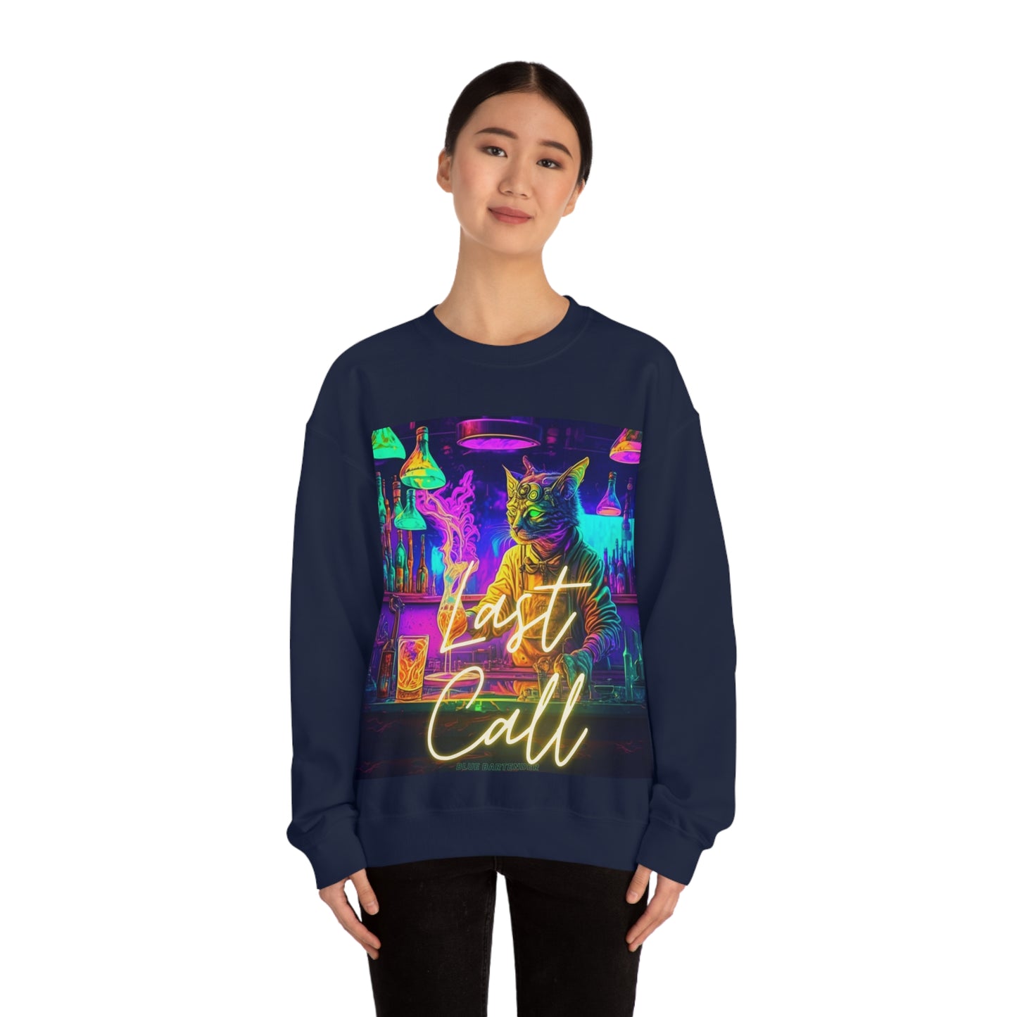 Last Call Bartenders Unisex Heavy Blend Crewneck Sweatshirt