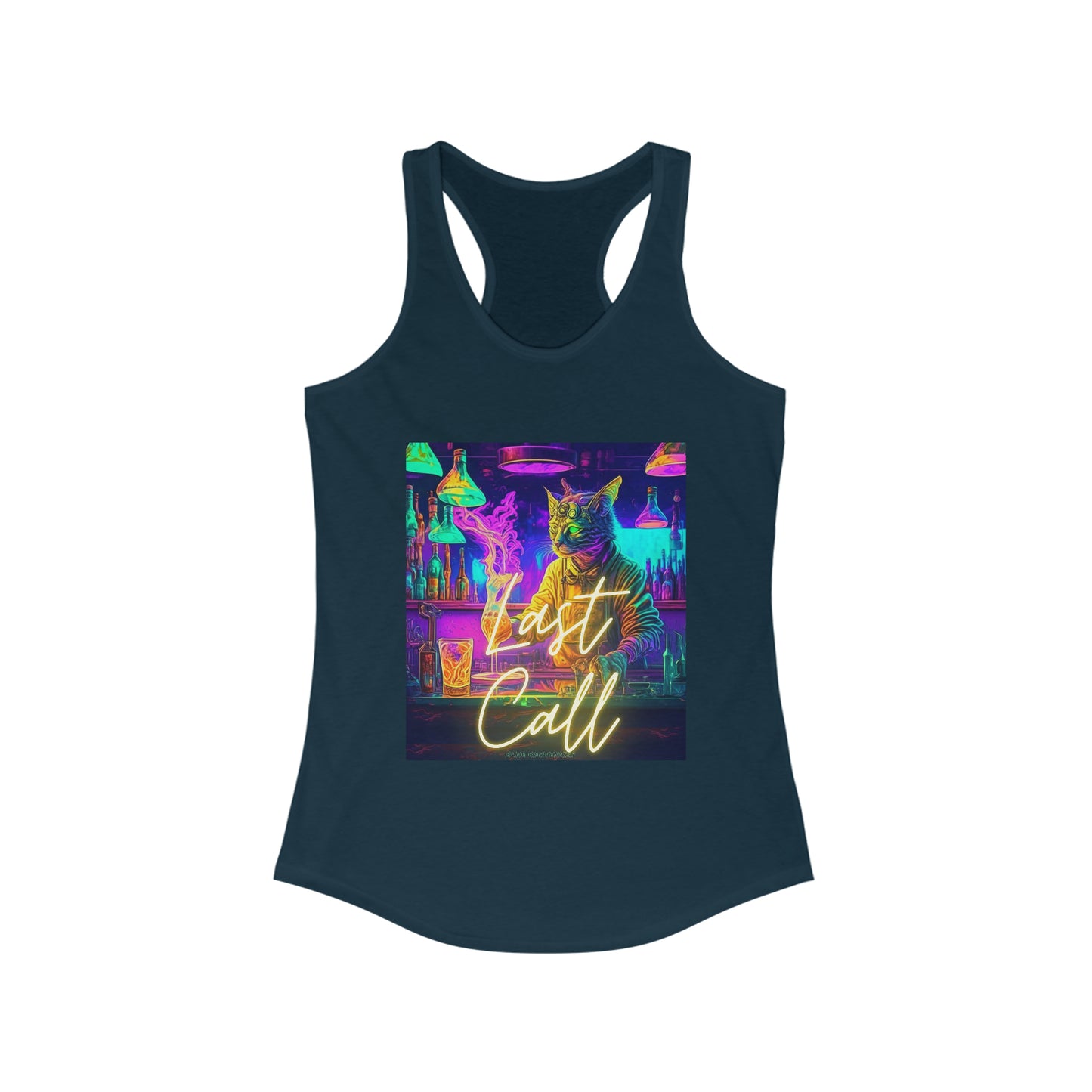 Last Call Bartender Women's Ideal Racerback Tank