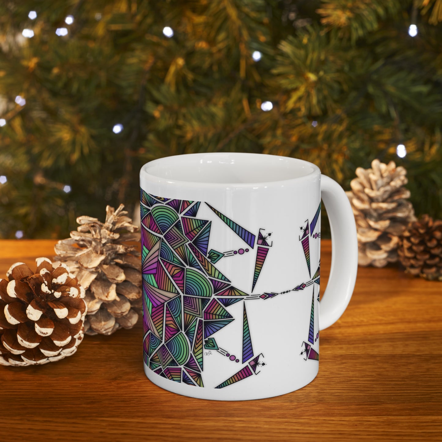 Mandala Original Art Ceramic Mug 11oz