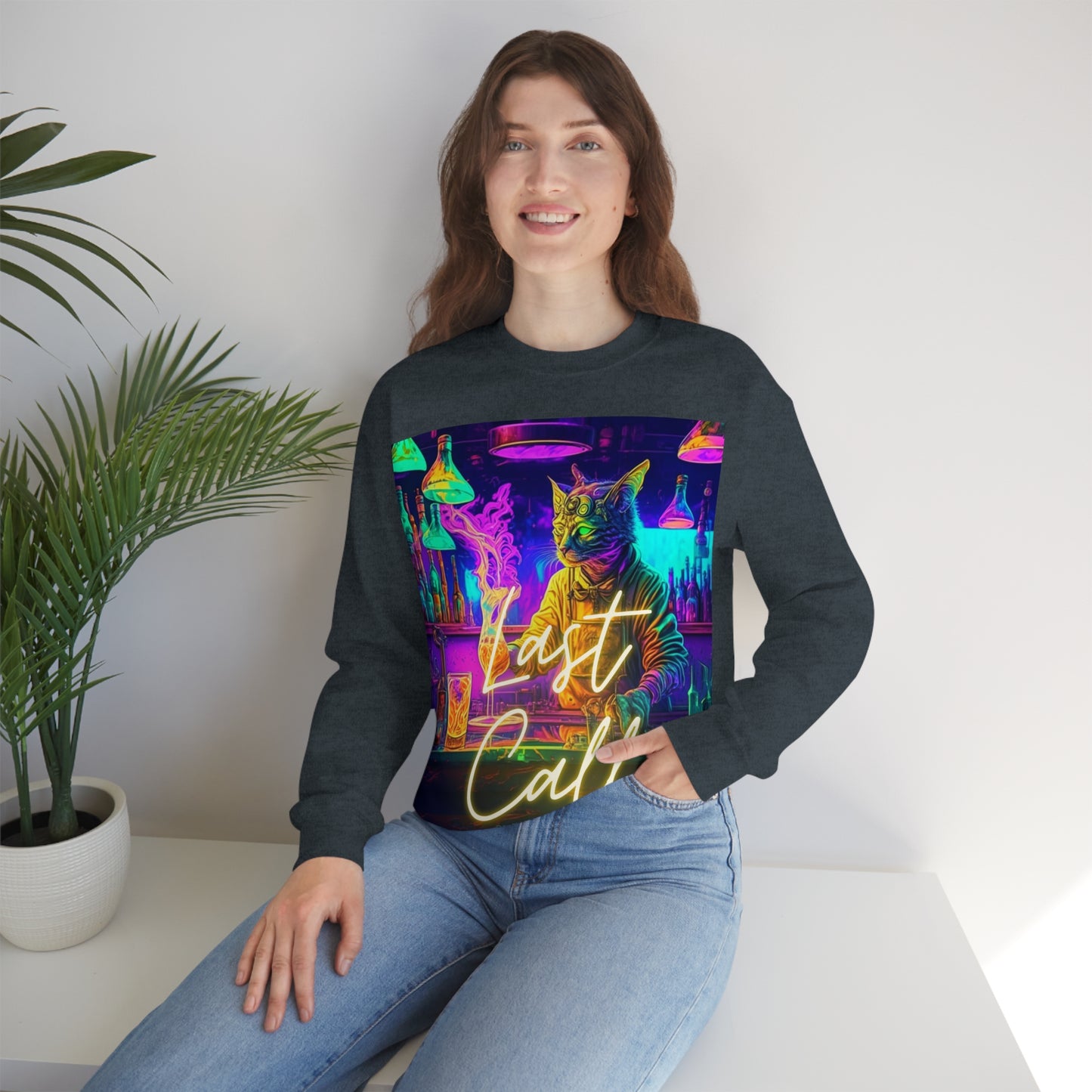 Last Call Bartenders Unisex Heavy Blend Crewneck Sweatshirt