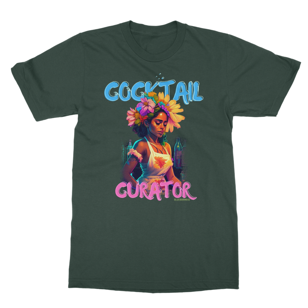 *Cocktail Curator Bartender & Barmaid Summer Festival Rave Unisex T-Shirt