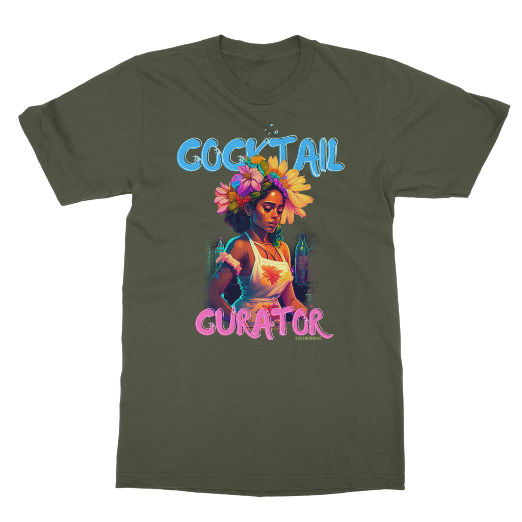 *Cocktail Curator Bartender & Barmaid Summer Festival Rave Unisex T-Shirt